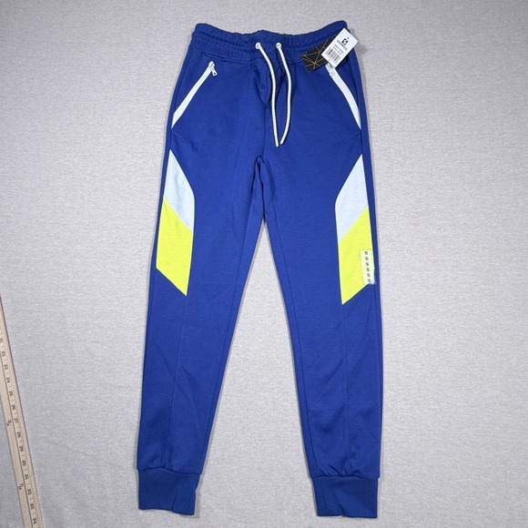 Southpole Other - Southpole Mens Junior Jogger Sweatpants Royal Blue Colorblock 19323-1523N Small